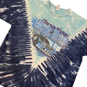 Vintage Style Cheap Trick Shirt With Long Sleeve Hit Size XL Tee Tie Dye 2005